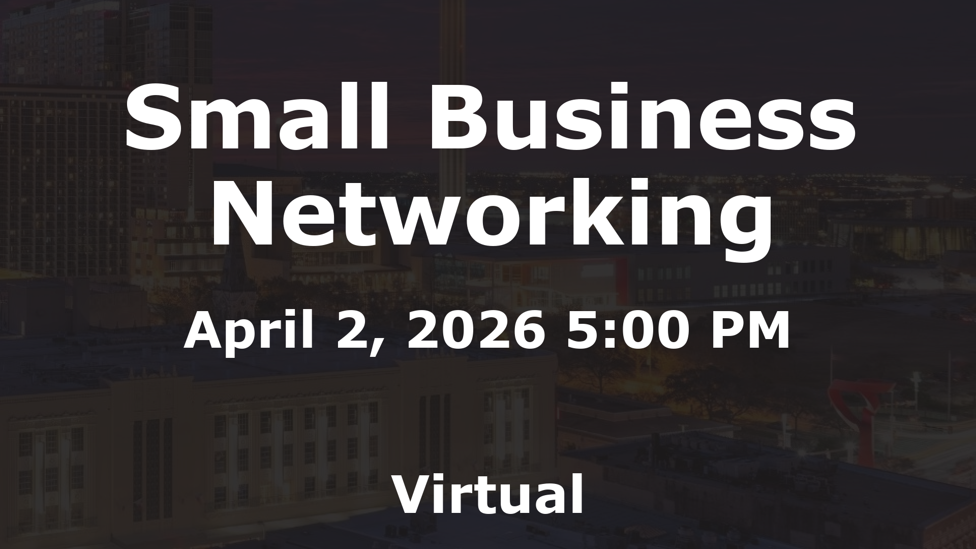 Small Business Networking event image